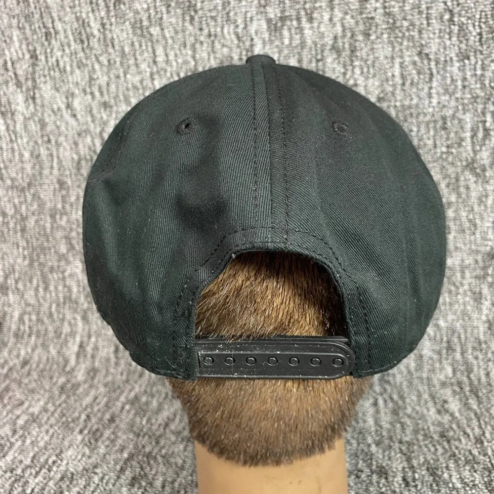 PlayStation Button Logo Snapback Hat Bioworld Patent Brim Blue Bottom Gamer Cap
